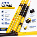 Kit 3 Varas 5M Carbono Fujiyama – Pesca Profissional