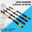 KIT Pescador - 3 Varas com 3 Molinetes