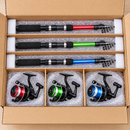 Kit Pescador - 3 Varas e 3 Molinetes com Linha